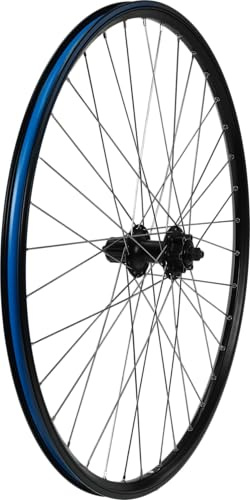 XB3 28 Zoll Hinterrad Laufrad Hohlkammerfelge geöst | Nabe FH-M475 Shimano, DEORE | inkl. Schnellspanner | für 6 Loch Scheibenbremse | Schwarz I ETRTO 19-622 (28 Zoll)