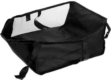 OFFSCH Organizer per Passeggino Fondo Regolabile Cestino Portaoggetti in Rete Traspirante Accessorio Riutilizzabile per Carico Pesante per Ragazzo Ragazza e Spesa Sotto Sedile