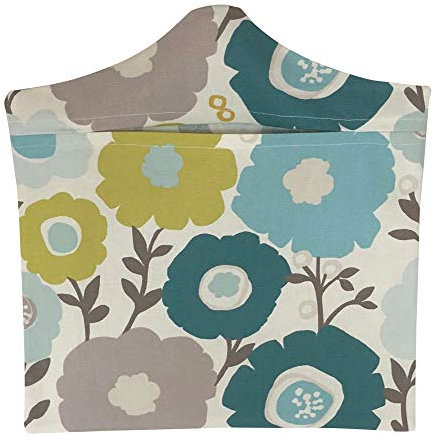 Cushions2u Handmade Mimi Teal Floral Print Peg Bag & Wooden Hanger