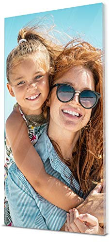 wandmotiv24 Acryl-Wandbild - Foto auf Acrylglas mit Online-Vorschau - personalisiertes Glasbild - Bild mit Wunschmotiv - Fotogeschenk - 20x40 cm