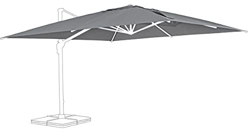 Bizzotto TELO OMBR BRACCIO INES 4X4 GRIGIO SCURO