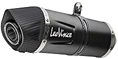 Auspuffanlage LeoVince Komplettanlage SBK LV ONE EVO FULL BLACK, Edelstahl schwarz, Carbon Kappe, 2/1 für Yamaha T-Max 530/560 ABS/DX/SX