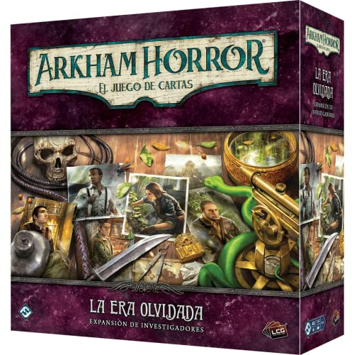 Fantasy Flight Games, Arkham Horror LCG, Das vergessene Zeitalter: Expansion, Forscher, Kartenspiel auf Spanisch