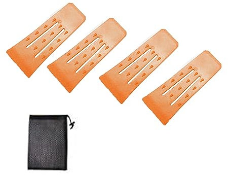 Cunei per Motosega Set Cunei per Abbattimento 4 Pezzi Cuneo di Abbattimento in Plastica, Cuneo di Abbattimento per Motosega Cuneo Forestale Resistente agli Urti ABS Resistente al Freddo per Il Taglio