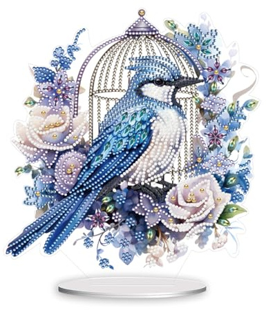 Starnearby DIY Diamond Painting Weihnachten Deko Schneemann 5D Diamant Painting Kreative Nachtlicht Bastelset Diamantmalerei Kunst Set Ornamente Geschenke für Anfänger