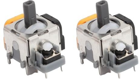Annadue 3D-Joystick-Modul, 2 Stück 3D-Analog-Joystick-Modul, Sensor-Stick-Ersatz, Analog-Stick-Joystick-Thumbstick-Ersatz für -Controller