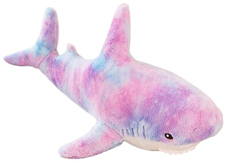 champracer Hai-Plüschtier, Plüsch-Hai-Spielzeug, Stofftierhaie, weiches Hai-Kissen, Perfekte kuschelige Spielgefährten für Kinder Geburtstage und besondere Anlässe (80 cm,Lila)