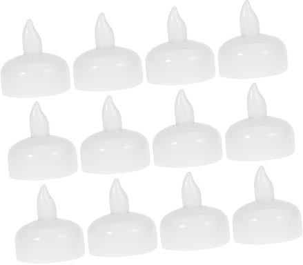 UKCOCO Wasserkerzen Schwimmende Dekokerzen Set Kerzen Für Hochzeit Party Bad Kaltweißes Licht