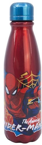Stor BOUTEILLE RÉUTILISABLE EN ALUMINIUM POUR ENFANTS 600 ML | SPIDERMAN MOVING TARGET