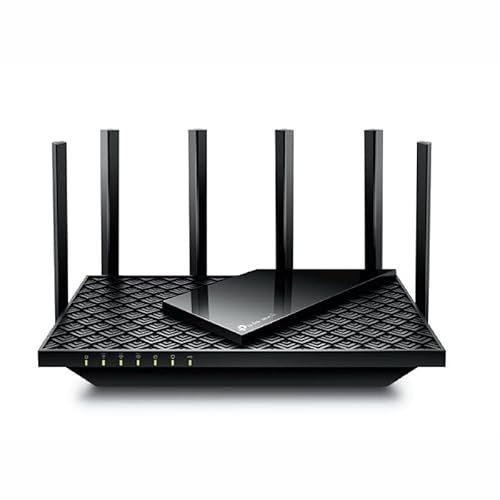 Router WiFi 6E AX5400, 1xGb WAN, Alta Velocidad, Baja latencia, Ideal para Gaming y Streaming de Video en Alta definición.