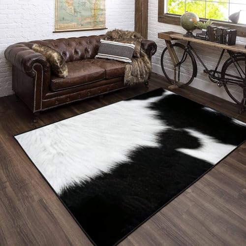 Tapis Salon, Tapis Chambre, Tapis Doux Chambre, Tapis 3D, Tapis Rectangulaire, Tapis Imprimé Léopard En Peau De Vache Animal Grand Tapis, Tapis Pour Enfants, Tapis De Couloir 160 X 230 Cm -82440315348