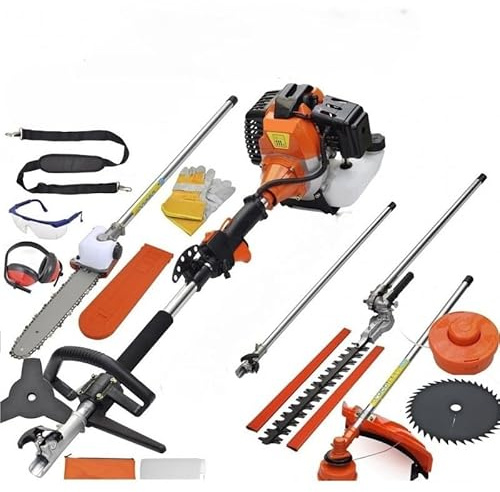 GARDEN TOOL 62CC 7IN1 MULTITOOL CHAINSAW BRUSHCUTTER HEDGE TRIMMER +2 EXTNS BY HORTI POWER
