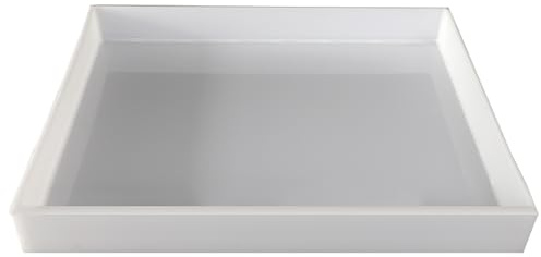 YCYHXJB Bac en Plastique PP, Plateau de Service, Grand Bac de Retention pour Laboratoires, Cuisines, Usines et Animaux Domestiques(60x40cm/24x16in)