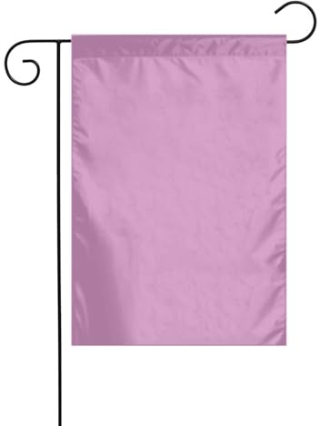AEKGOHP Mât de drapeau de jardin imprimé lilas double face 30,5 x 45,7 cm