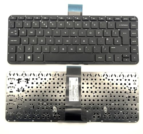 COMOLADO UK Laptop Keyboard for HP Pavilion 13-A 13-A040ca 13-A048ca 13-A050ca 13-A058ca 13-A068ca Series Black Without Frame