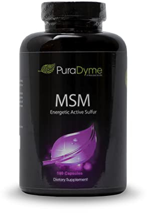 PuraDyme MSM with Cofactor Whole Food Blend – 180 Vegan Capsules