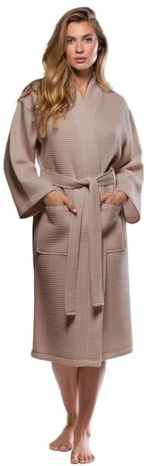 Turquaz Robes For Women Lightweight Unisex Waffle Kimono Bathrobe Mothers day Gifts