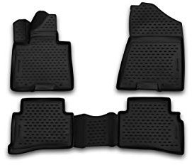 Element 3D Gummimatten Set passend für KIA Sportage | Mk4 IV | 2015-2022 | 100% passgenaue Auto Fußmatten, robuste Universal Fußmatte Auto, Gummimatten Auto, Auto Fussmatten Gummi