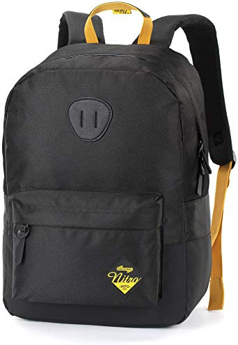 Nitro Urban Classic, Old School Daypack mit gepolstertem Laptopfach, urbaner Streetpack, Alltagsrucksack, Schulrucksack, Schoolbag