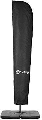Sekey Schutzhülle für Ampelschirm / Sonnenschirm, Abdeckhauben für Sonnenschirm | 265×48/70 cm – 100% Wasserdichter Polyester, UV-Beständig