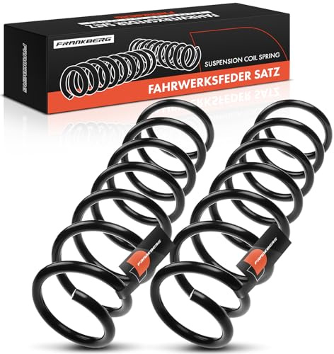 Frankberg 2x Federn Fahrwerksfeder Hinten Kompatibel mit 5er F10 2009-2016 5er F10 F18 2009-2016 2.0L 3.0L Replace# 33536794653