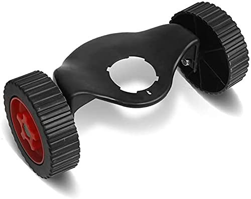 Cordless Lawn Trimmer, Lawn Scythe, Electric Brush Cutter, Lawn Mower with 24V Rechargeable Lithium Battery Charger, 90Cm-120Cm Telescopic Rod 90° Rotatable Trimmer Head, Weed Cutter,Zubehör Rädern