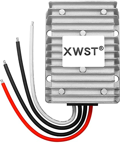 XWST Convertisseur stabilisateur CC12V 24V vers 24V 20A 480W Régulateur de Tension DC 9-36V à 24V Transformateur Adaptateur pour Voiture Camion véhicule Moteur Bateau