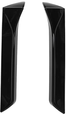 Car Rear Window Spoiler for SEAT 5F Mk3 MK3.5 2013-2021, Black Rear Spoiler Roof Spoiler Wing Replacement 1 Pair Auto Side Spoiler Trim Strip Accessories (Black)