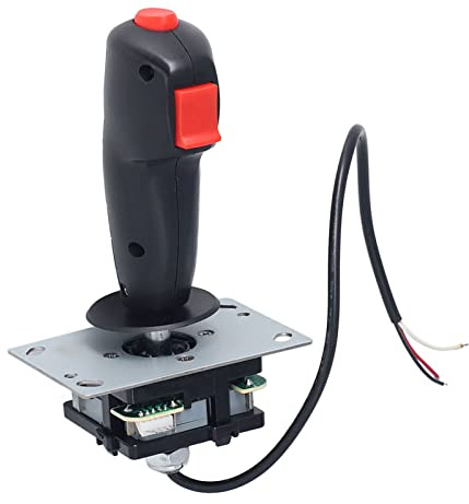 OUKENS Flying Joystick, Flying Simulator Gamepad Stick Controller, Game Flying Joystick Rocker PC Joystick for PC Desktop Game Accessories Games Arcade DIY Kit Parts