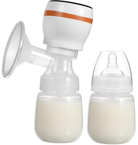 ibasenice Extractor de Leche Silencioso Manos Libres Portátil Eléctrico sin Cables, Material Pp, Adecuado para Lactancia en Casa o Viajes