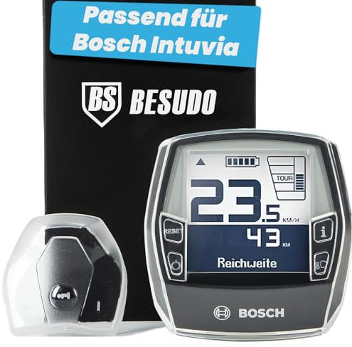 Besudo Schutzhülle-Set passend für Bosch Intuvia Display und Steuereinheit - Displayschutz Controler Unit Cover Schutz Cover vor Kratzern, Stößen - 017-K-Set-New
