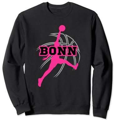 Bonn Basket Ball Fan Support Rheinland Stadion pink Sweatshirt