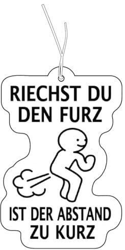 2 x albero profumato con divertente motivo di scoreggia, distributore di profumo auto, deodorante per auto, deodorante per auto