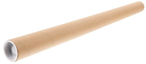 EXCEART Runde Poster Tragerohr aus Kraftpapier für Kunstwerke und Versand