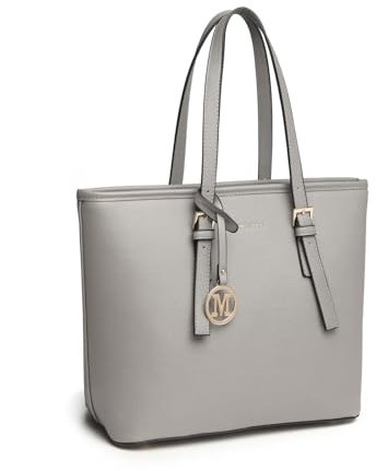 Miss Lulu Damen Handtasche Groß Taschen Shopper Tasche für Schule Mode Schultertaschen Tote Bag für Arbeit Freizeit