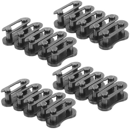 NAMOARLY 20pcs Bike Chain Buckle Sturdy Steel Bike Chain Connector Link for Road Bicycle Repair Accessories