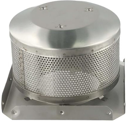 Niceminiwall Rete per riscaldamento da patio, schermo e base emettitore a rete da 17,8 cm, in acciaio inox, a piramide su 4 lati, parte di ricambio per riscaldatori da terrazza con isolamento termico