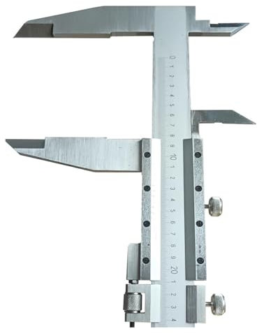 WQWGTLPLVN 0–1000 mm robuster Messschieber aus Kohlenstoffstahl, 1000 mm Messschieber, Schiebe-Messschieber mit Spitzenbacken