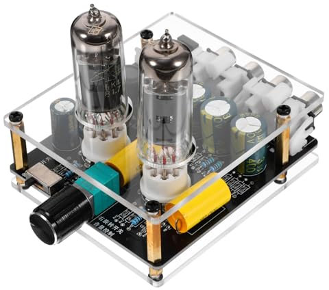 WATIIFUFU Preamplificatore a Valvole Di Alta Fedeltà Per Giradischi, Scheda Preamplificatore Audio Valvolare Stereo Dc 12-16v, Amplificatore Phono Per Home Theater e Sistemi Audio Fai Da Te