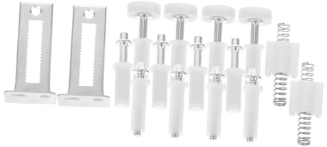 SEWACC Kit Quincaillerie Porte Acier Inoxydable Robuste Roulettes Pliantes pour Placard Intérieur Bureau Usage Commercial