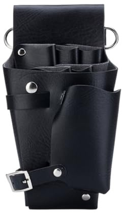 KIXZSAZ PU Leder Friseur Werkzeugtasche, zuverlässige und verschleißfeste, abnehmbare Friseur Scherentasche und Verarbeitung ist in Ordnung