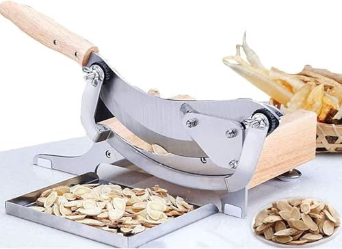 Guillotine Knife, Stainless Steel Herbal Food Cutter, Manual Biltong Slicer for Traditional Chinese Medicine, Ideal for Astragalus & Ganoderma