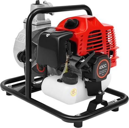 1 Inch Water Pump 43cc 2-Stroke Engine
