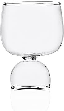 Ichendorf Milano Calice Vino | Collezione Kokeshi | 25 cl | Vetro Borosilicato | Fatto a Mano