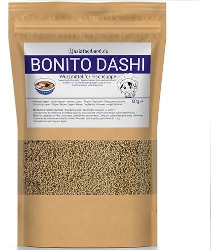 Asiafoodland - Bonito Dashi - Würzmittel für Fischsuppe - Dashi No Moto Pulver, 1er Pack (1 x 60 g)
