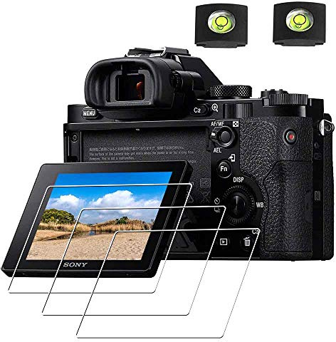 ULBTER Displayschutz schutzfolie für Sony Alpha 1 / A1 A7R IV A7RIV 7R IV 7RIV A7RM4 Kamera und Blitzschuhabdeckung, Display Schutz folie0,3 mm 9H Härte Glas [3 + 2 Stück] | 0,3 mm, Härtegrad 9H, gehärtetes Glas, kratzfest, Anti-Fingerabdruck, blasenfrei