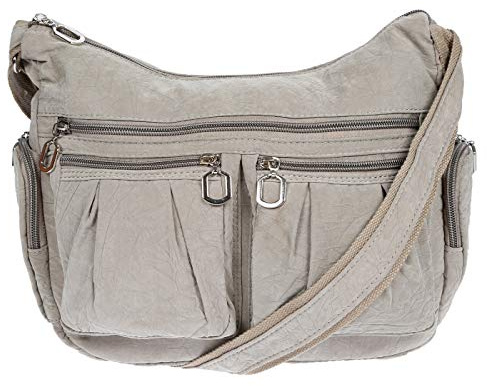 Christian Wippermann Bolso bandolera de lona para mujer