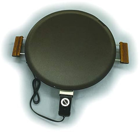 Bethany Housewares Grill (Mitad/Mogogo) Non- Stick Electric Large 16 Injera, Lefse, Pancake, Crepe Griddle