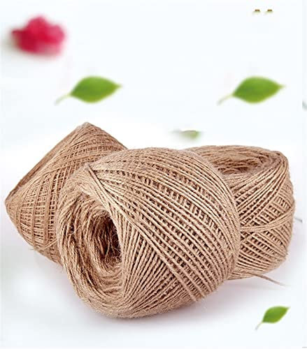 WWQQ Natürliche Hanfschnur Seile Jute-Schnur Jutekordel,Hanfseil,Jute Seil,4mm,8mm,10mm Dicke Und Starke Jutekordel Schärpe,Mehrzweck Utility Hanf Twine Seil (Size : 3mm-600m)