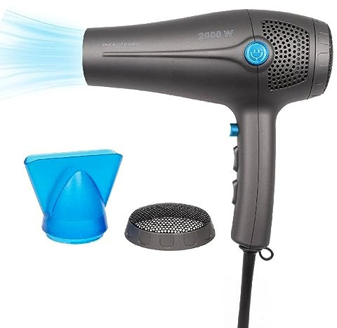 ProfiCare® Haartrockner mit Ionisierungsfunktion | automatischer Kabeleinzug | 2000W Föhn mit Cool Shot | 1,8m Kabel | Haarföhn mit 3 Leistungsstufen | Reiseföhn mit Soft Touch-Gehäuse | PC HT 3020